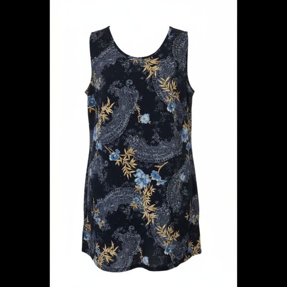 Floral Patterned Dress, Size XL -- ITEM #3410 - Picture 3 of 5